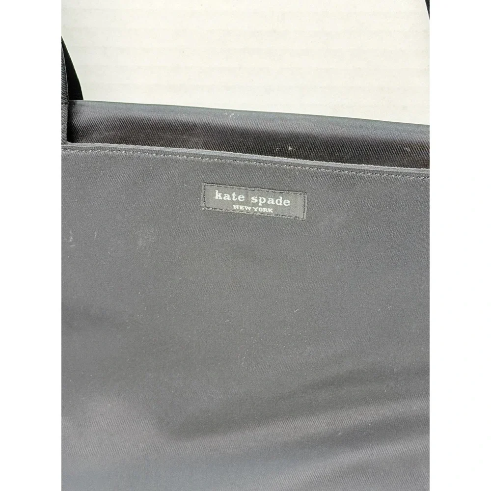 Kate Spade New York Black Nylon Shoulder Bag Purse Handbag Vintage Y2K